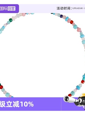 多彩天然石锁骨链女轻奢小众设计