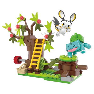 【自营】费雪美高积木宝可梦系列探险运动套装妙蛙种子儿童玩具