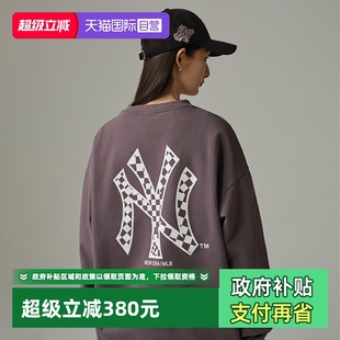 Era纽亦华秋冬款 New MLB圆领NY套头卫衣情侣印花刺绣百搭 自营