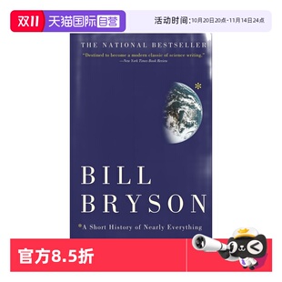 History Everything 自营 Short Bryson 书目 Bill 英文原版 人类未来 比尔布莱森 Nearly 罗辑思维推荐 简史类科普读物