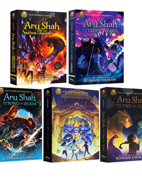 【自营】英文原版 波西杰克逊系列 Percy Jackson Aru Shah 阿鲁·沙哈系列 5册 奇幻幽默小说 青少年课外读物