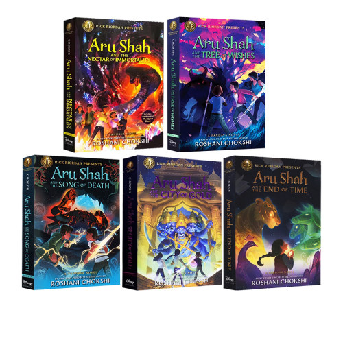 【自营】英文原版 波西杰克逊系列 Percy Jackson Aru Shah 阿鲁·沙哈系列 5册 奇幻幽默小说 青少年课外读物