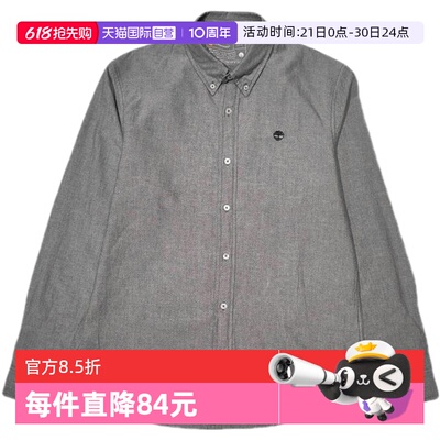 【自营】Timberland添柏岚男子运动休闲长袖衬衫A2ARQ-B68