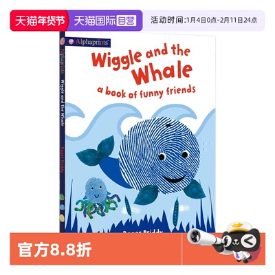 Alphaprints动物手指印纸板书