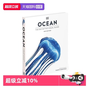 Ocean 百科图书 全彩插图图解 Visual 自营 DK权威视觉指南 Guide 英文原版 海洋 精装 The 海洋生物科普认知 Definitive