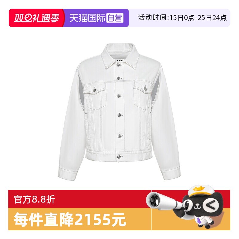 MM6秋冬季宽松牛仔外套