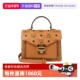 自营 MCMPatricia Satchel Visetos 小号女士风琴包单肩包