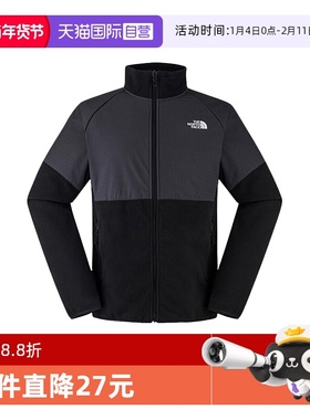 【自营】THE NORTH FACE北面男抓绒休闲运动上衣 NF0A8FHYKT01