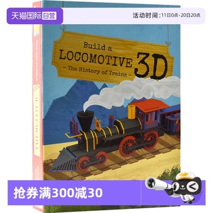 火车模型制作 自营 Locomotive 精装 儿童百科 Build 手工活动 英文原版 科普英语读物 大开本