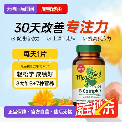 B族提升儿童学生专注力情绪稳定