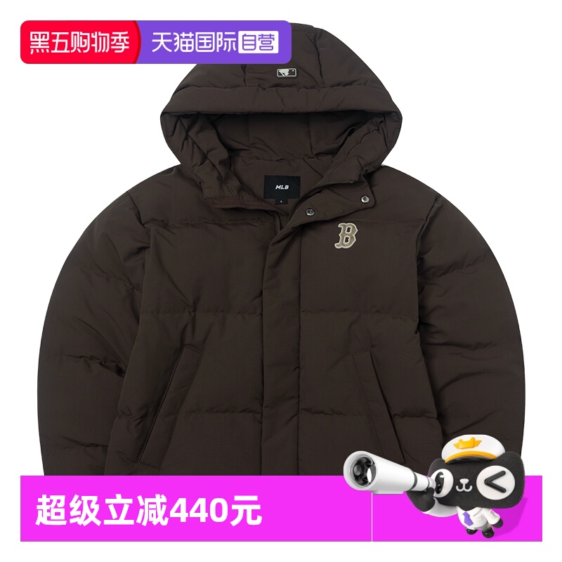 【自营】MLB羽绒服新款男女装休闲服连帽运动服保暖上衣3ADJV0356