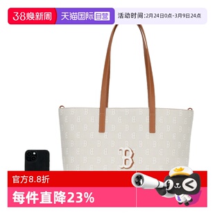 【自营】MLB美职棒单肩包女包时尚老花休闲包手提包挎包托特包潮