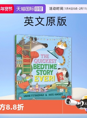 【自营】英文原版 The Quickest Bedtime Story Ever! 睡前故事书  亲子共读绘本图画书 Nosy Crow 赠官方音频