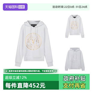 自营 72GAIT03 VJC范思哲 棉质连帽卫衣运动衫 CF01T套头 男士