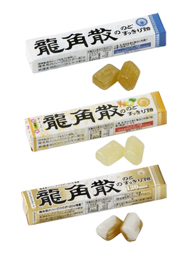 龙角散草本润喉糖条装蜂蜜