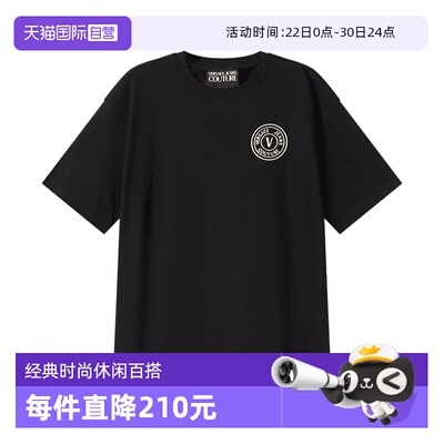VJC范思哲肥大版圆领短袖T恤