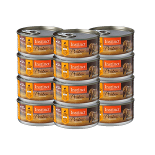【自营】【临期】Instinct百利高蛋白猫罐头156g*12罐效期27年1月