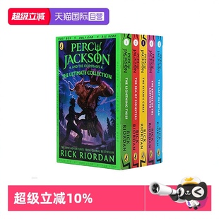 波西杰克逊与神火之盗 自营 英文原版 希腊神话冒险 Riordan Collection 第一季 新版 Percy 5礼盒装 五部曲 Rick Jackson