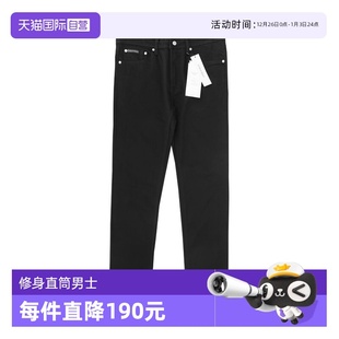 Calvin 美版 Klein水洗休闲CK牛仔裤 男士 黑色长裤 潮牌修身 自营