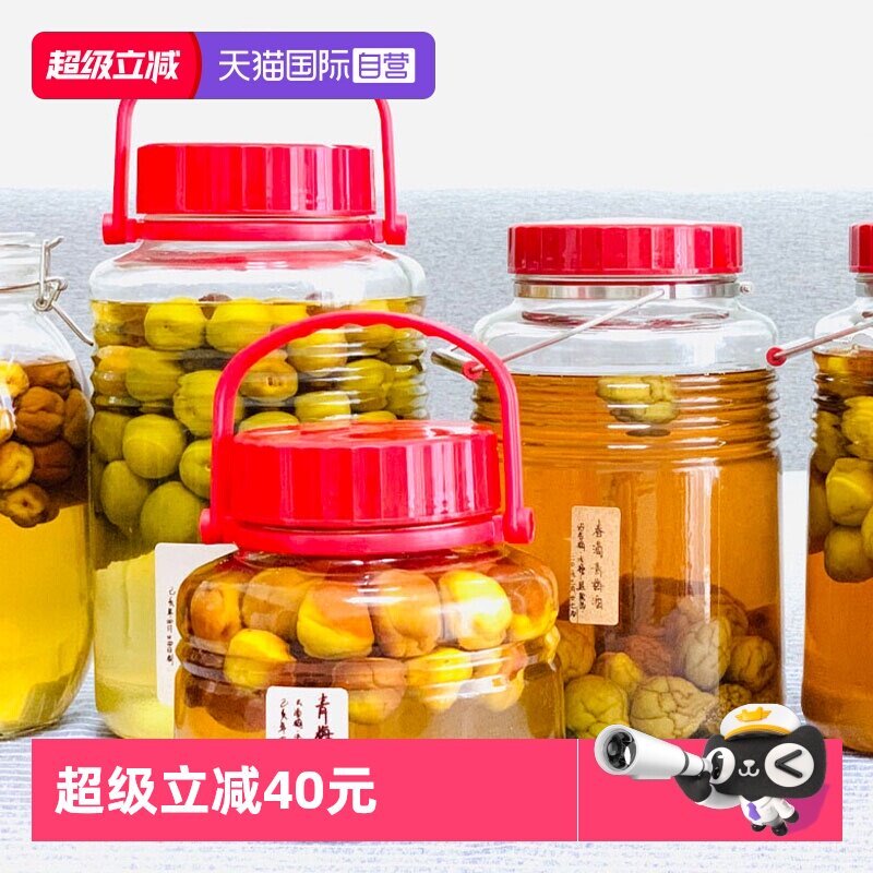 【自营】aderia日本进口青梅酒罐泡酒密封罐无铅玻璃瓶自酿酒坛