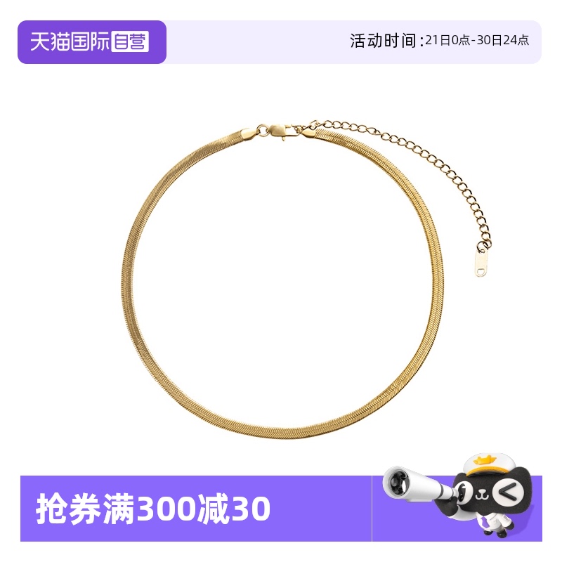 leiqiyuan欧美项链钛金易搭配女
