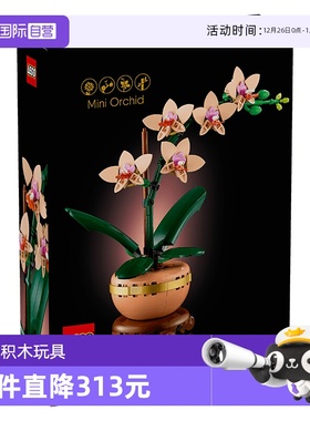 【自营】LEGO乐高10343典雅兰ICONS系列拼搭积木摆件玩具礼物女孩