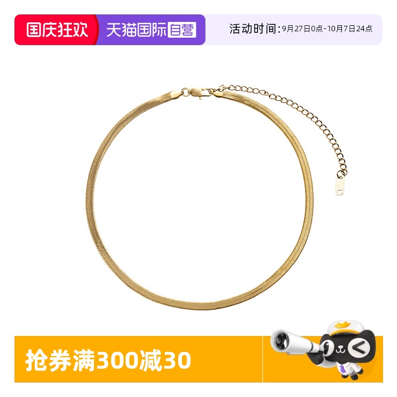 leiqiyuan欧美项链钛金易搭配女