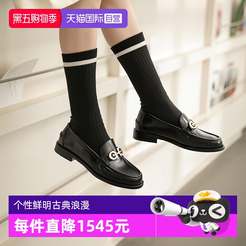 菲拉格慕莫卡辛鞋乐福鞋皮鞋单鞋