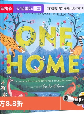 【自营】One Home Eighteen Stories of Hope from Young Activists 18位青年环保活动家的真实故事 青少年百科科普 英文原版进口