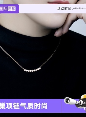 蜂巢笑脸项链高级感轻奢小众原创