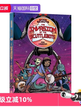 【自营】The Complete Adventures of Johnny Mutton 星际侦察兵：虫族机器人的入侵 儿童漫画绘本图画书小说  8-12岁