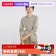 新款 毛针织衫 ELLE连帽毛衣开衫 女2024冬季 自营 100%绵羊毛