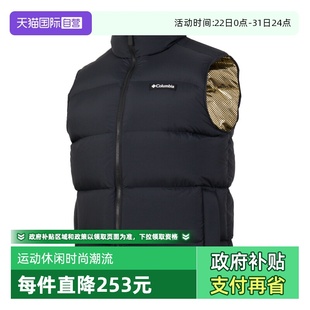 户外运动服休闲服外套WE4939010 哥伦比亚羽绒马甲男新款 自营
