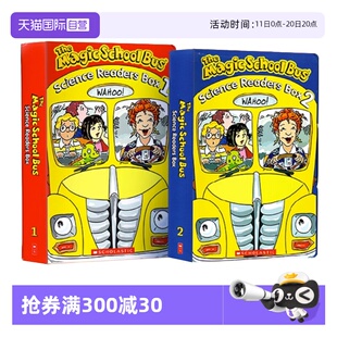 神奇校车英文原版 分级读物桥梁书 阶段绘本图画启蒙故事书 Bus 自营 现货 Science The 全20册 一二辑 Magic Readers School