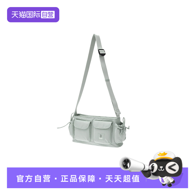 【自营】MLB女包情侣复古休闲多口袋单肩通勤包斜挎包25新款CRB03