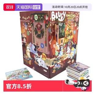 Bluey Amazing 自营 圣诞倒数日历 圣诞礼包 英文原版 最神奇 The 小蓝狗布鲁伊 Book Advent Most 含24本小书 Bundle