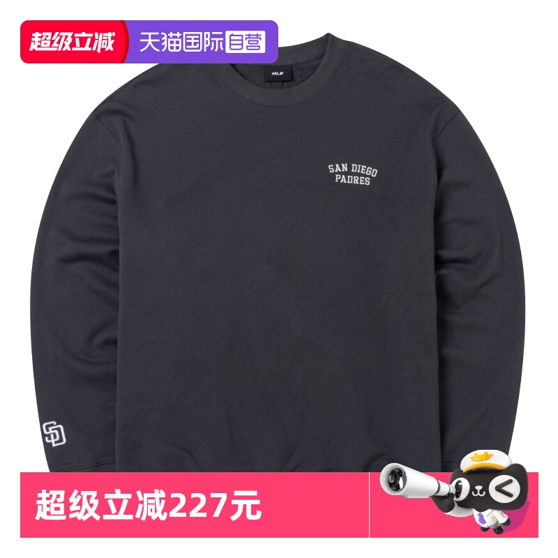 【自营】MLB男女装圆领卫衣套头衫休闲服潮流运动上衣3AMTB0844