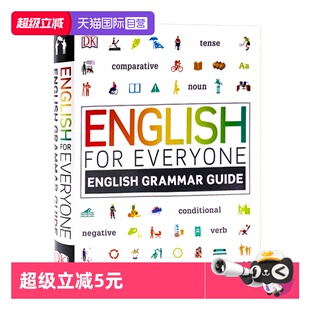 DK语法书 自营 Everyone 英语语法图解指南 英文原版 English 新视觉 现货 日常综合训练单词词语参考书 for 人人学英语 系列