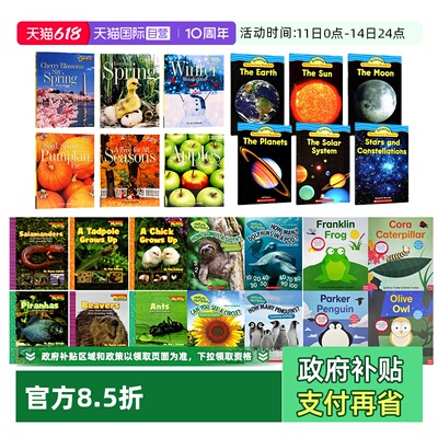 【自营】美国国家地理 四季更替 季节绘本 7册 科普绘本 英文原版 National Geographic Kids Picture the Seasons 学乐