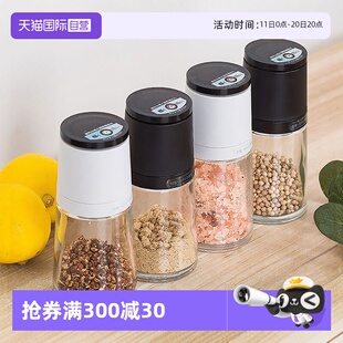 日本Asvel 胡椒研磨器家用手动黑芝麻研磨瓶花椒粉孜然海盐罐调味
