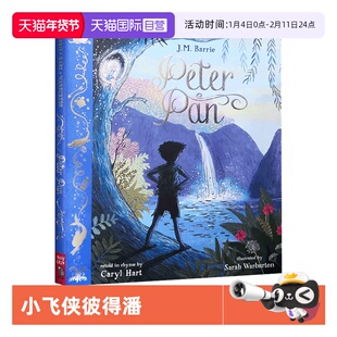 【自营】英文原版 Peter Pan 小飞侠彼得潘 精装收藏版大开本 世界经典儿童英文名著绘本版 大嘴鸟出品