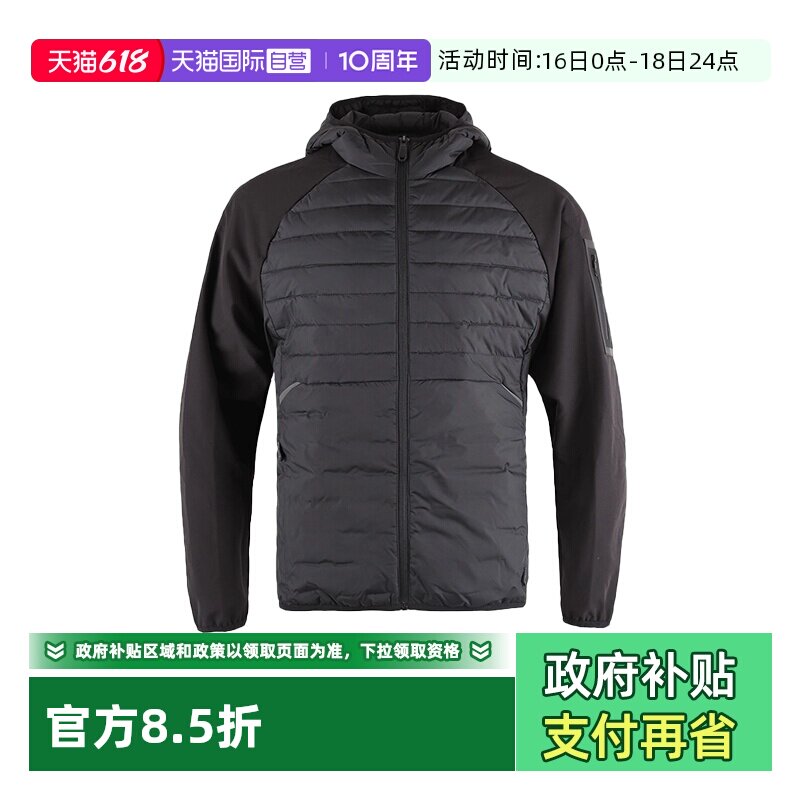 【自营】Hugo Boss/雨果博斯 男士连帽保暖棉服夹克外套 50541032