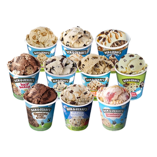 【自营】【下拉淘金币更优惠】Ben&Jerry's本杰瑞进口冰淇淋桶装