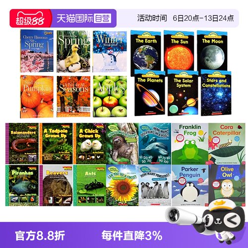 【自营】美国国家地理 四季更替 季节绘本 6册 科普绘本 英文原版 National Geographic Kids Picture the Seasons 学乐
