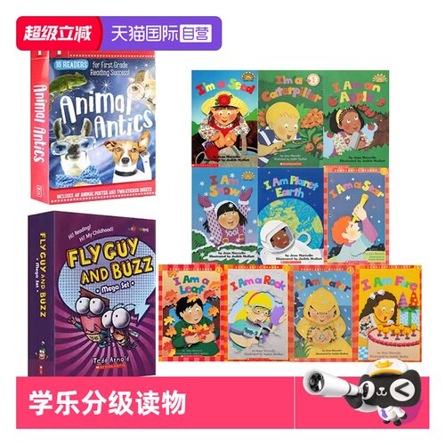 【自营】英文原版 学乐分级读物 Fly Guy And Buzz 苍蝇小子 乐高城市英雄36册盒装 I Am系列 廖彩杏书单 5册 Please Write Back!