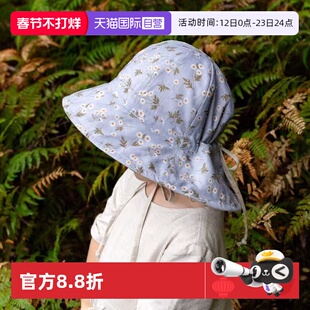 【自营】澳洲Bedhead女童四季渔夫防晒帽吸湿排汗亚麻UPF50+遮阳