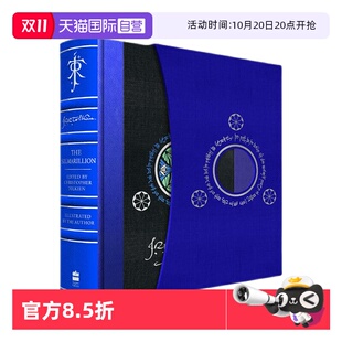 精装 托尔金亲自绘制彩色插图 托尔金中土世界系列 Tolkien Silmarillion The 指环王前传豪华插图特别版 自营