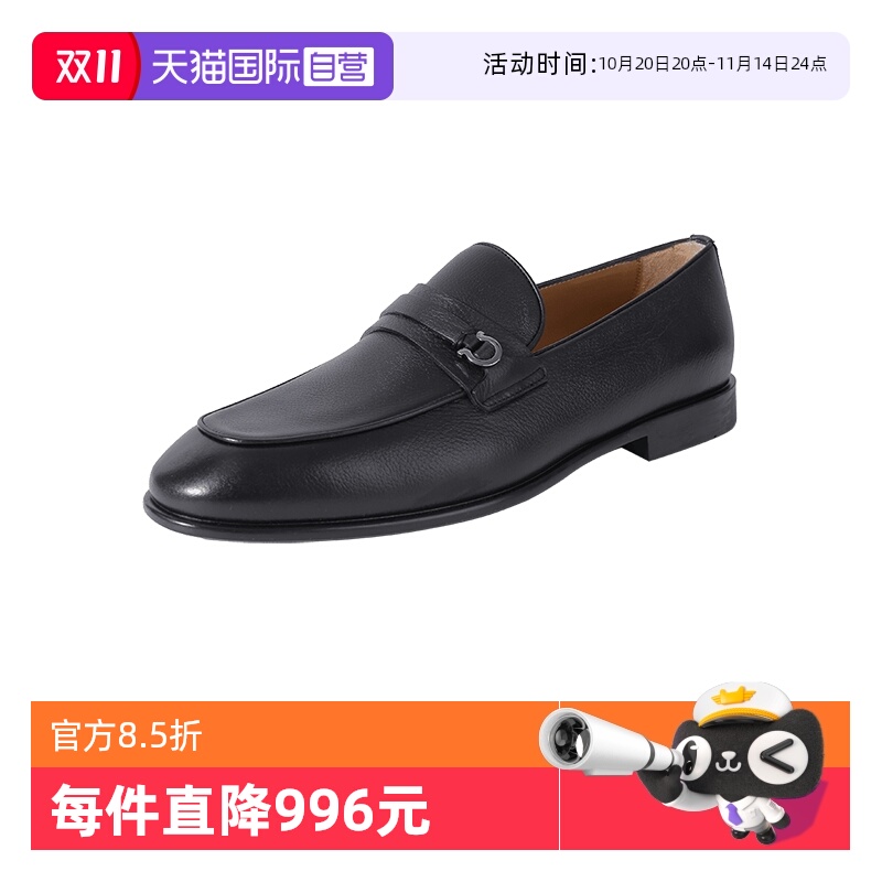 菲拉格慕莫卡辛鞋乐福鞋皮鞋