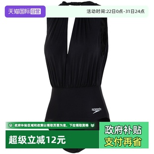 Speedo速比涛衣女连体泳衣显瘦性感温泉游泳衣8129730001 自营