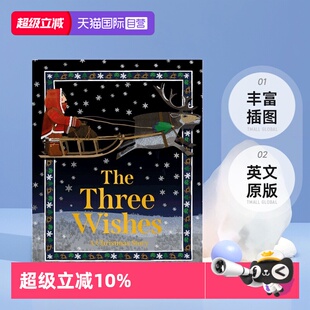 【自营】英文原版 The Three Wishes: A Christmas Story 圣诞老人起源故事绘本